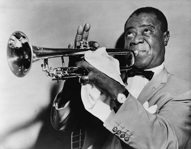 jazz musician Louis Armstrong (Foto: WIkimedia)