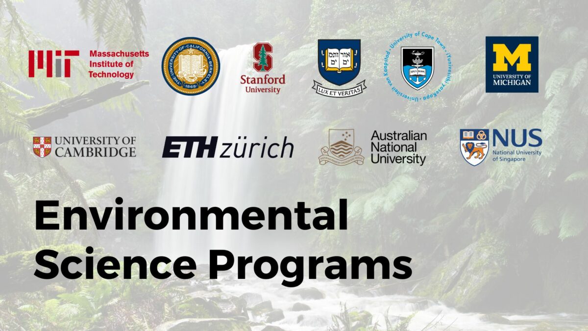 The Best Universities for Environmental Science Programs