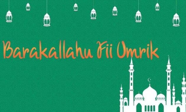 Barakallah Fii Umrik