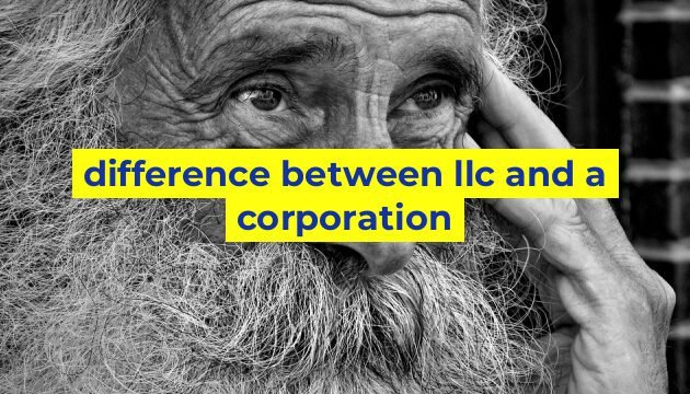 difference between llc and a corporation