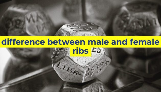 difference between male and female ribs