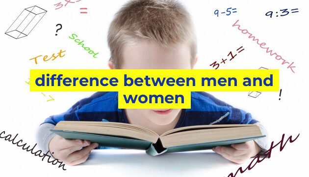 difference between men and women