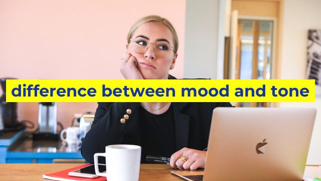 difference between mood and tone