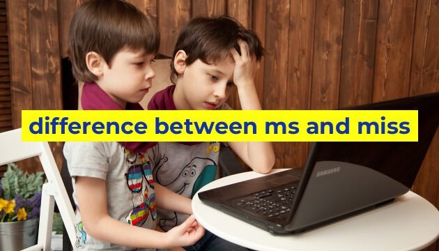 difference between ms and miss