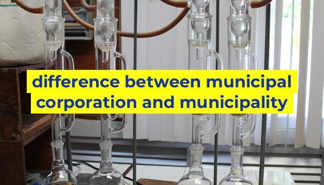 difference between municipal corporation and municipality