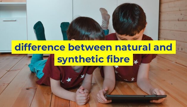 difference between natural and synthetic fibre