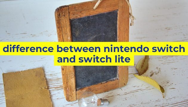 difference between nintendo switch and switch lite