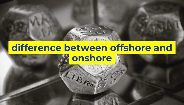 difference between offshore and onshore