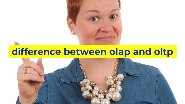 difference between olap and oltp