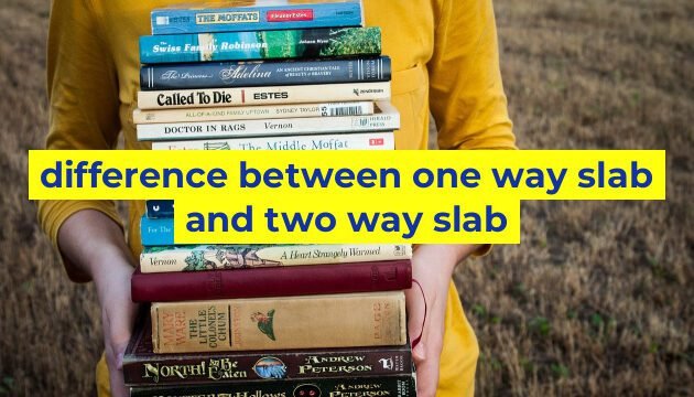 difference between one way slab and two way slab