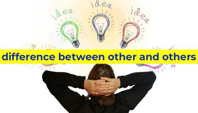 difference between other and others