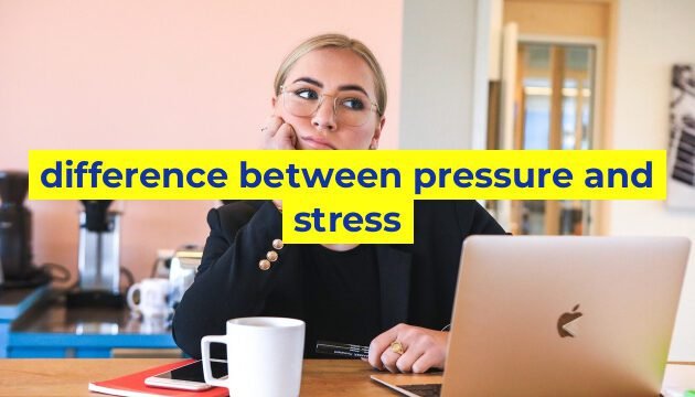 difference between pressure and stress
