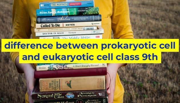 difference between prokaryotic cell and eukaryotic cell class 9th