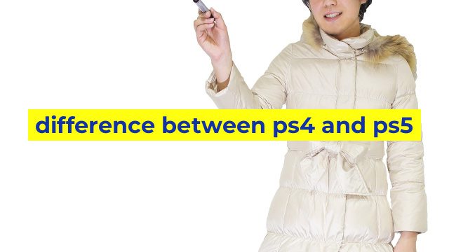 difference between ps4 and ps5