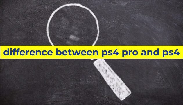 difference between ps4 pro and ps4