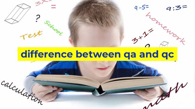 difference between qa and qc