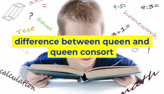 difference between queen and queen consort