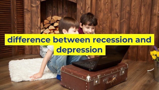 difference between recession and depression