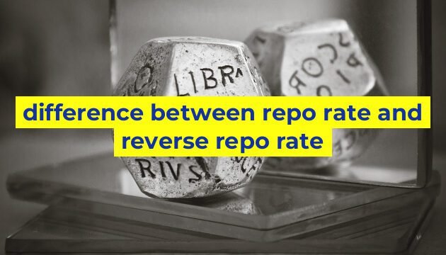 difference between repo rate and reverse repo rate