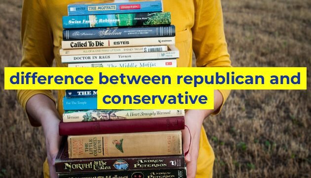 difference between republican and conservative