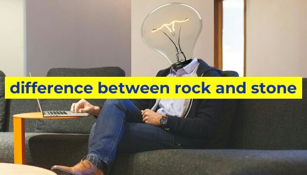 difference between rock and stone