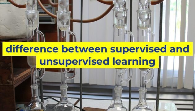 difference between supervised and unsupervised learning