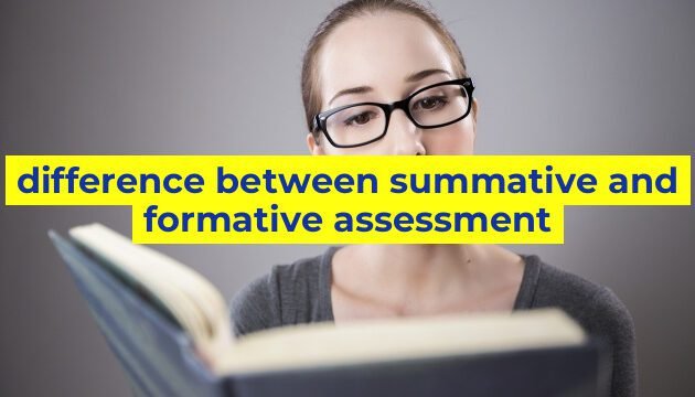 difference between summative and formative assessment