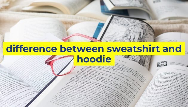 difference between sweatshirt and hoodie