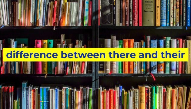 difference between there and their