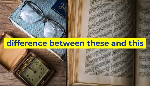 difference between these and this