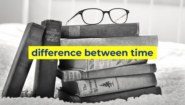 difference between time
