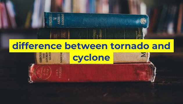 difference between tornado and cyclone