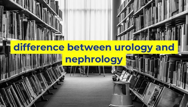 difference between urology and nephrology